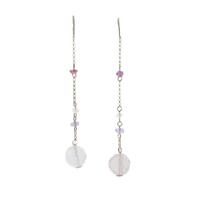 K18YG カラーストーンピアス