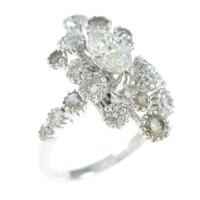 K18WG ダイヤモンドリング