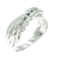 K18WG ダイヤモンドリング