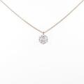 【リメイク】K18PG ダイヤモンドネックレス 0．516ct・VLB・SI1・EXT