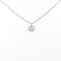 【リメイク】K18PG ダイヤモンドネックレス 0．516ct・VLB・SI1・EXT