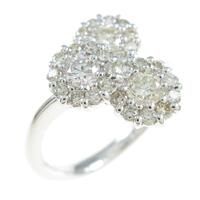 K18WG ダイヤモンドリング