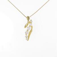 K18YG ダイヤモンドネックレス