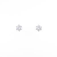 プラチナダイヤモンドピアス 0．271ct・0．271ct・F・I1・VG