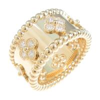 ヴァンクリーフ＆アーペル ペルレ クローバー スモール リング