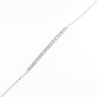 【リメイク】K18WG ダイヤモンドブレスレット