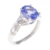 K18WG タンザナイトリング