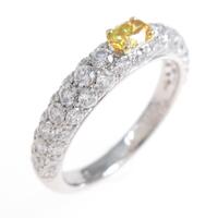 ギメル ダイヤモンドリング 0．19ct