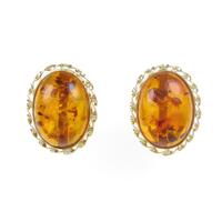 K18YG コハクイヤリング