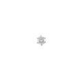 【リメイク】プラチナダイヤモンドピアス 片耳 0．307ct・G・I1・GOOD