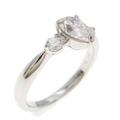 【リメイク】プラチナダイヤモンドリング 0．522ct・VLOP・SI1・ペアシェイプ
