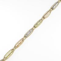 K14スリーカラー ブレスレット