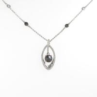 K18WG／K18BG ダイヤモンドネックレス