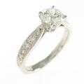 【リメイク】プラチナダイヤモンドリング 0．710ct・G・SI1・3EXT