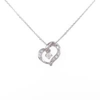 4゜C ハート ダイヤモンドネックレス