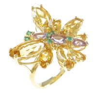 ドルチェアンドガッバーナ カラーストーンリング