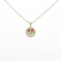 アイファニー ダイヤモンド スマイル スモール ネックレス