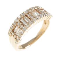 K18PG ダイヤモンドリング