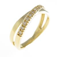 K18YG ダイヤモンドリング