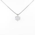 【リメイク】プラチナダイヤモンドネックレス 1．026ct・F・I1・VG