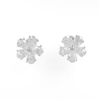 ブルガリ フラワー ダイヤモンドイヤリング