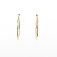 K18YG フープピアス