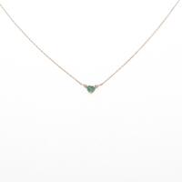 4゜C エメラルドネックレス