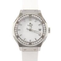 ウブロ 581．NE．2010．RW．1104 クラシックフュージョンチタニウムホワイトダイヤモンド クォーツ