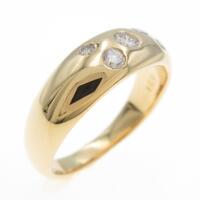 K18YG ダイヤモンドリング