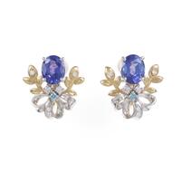 タサキ タンザナイトイヤリング