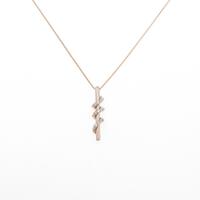 K18PG ダイヤモンドネックレス