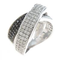 K18WG／K18BG パヴェ ダイヤモンドリング