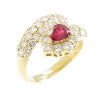 K18YG ルビーリング