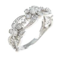 PT フラワー ダイヤモンドリング