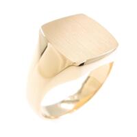 K18YG 印台 リング