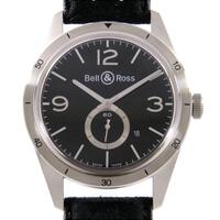 ベル＆ロス BRV123?BS?ST／SF ヴィンテージBR123ブラック＆シルバー 自動巻