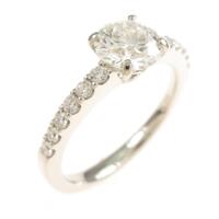【リメイク】プラチナダイヤモンドリング 0．811ct・G・VS2・3EXT・H＆C