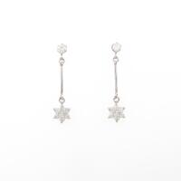 PT フラワー ダイヤモンドピアス