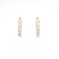 K18YG ダイヤモンドピアス