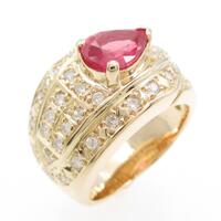 K18YG ルビーリング