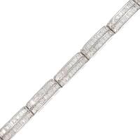 K18WG ダイヤモンドブレスレット