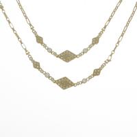 K18YG ダイヤモンドネックレス