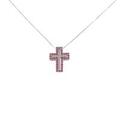 K10WG 2WAY クロス ルビーネックレス