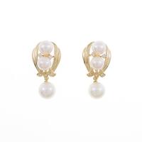 K18YG アコヤパールピアス