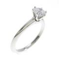 ティファニー クラシックソリティア リング 0．48ct・H・VS1