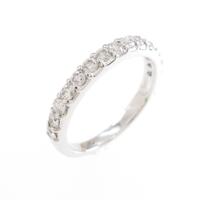 ポンテヴェキオ ハーフエタニティ ピンキーリング