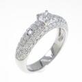 プラチナダイヤモンドリング 0．331ct・F・SI2・GOOD
