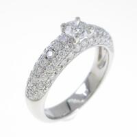 プラチナダイヤモンドリング 0．331ct・F・SI2・GOOD