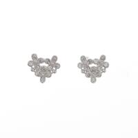 ヴァンドーム フラワー ダイヤモンドピアス