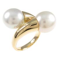 K18YG シロチョウパールリング